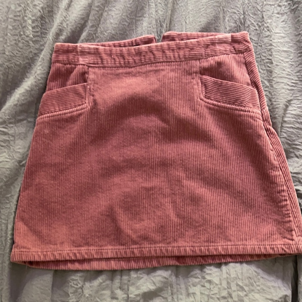 corduroy miniskirt